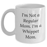Whippet Dog Mom Funny Gifts from Men to Friends for Father's Day White Coffee Mug - Main